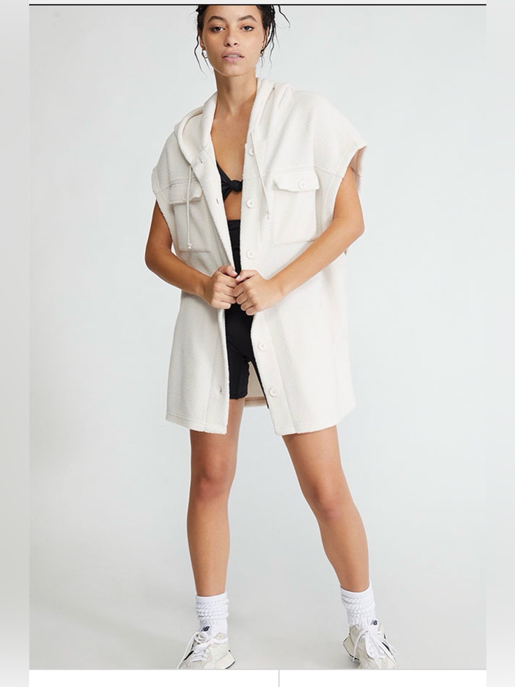 Pacsun Hooded Polar Fleece Vest